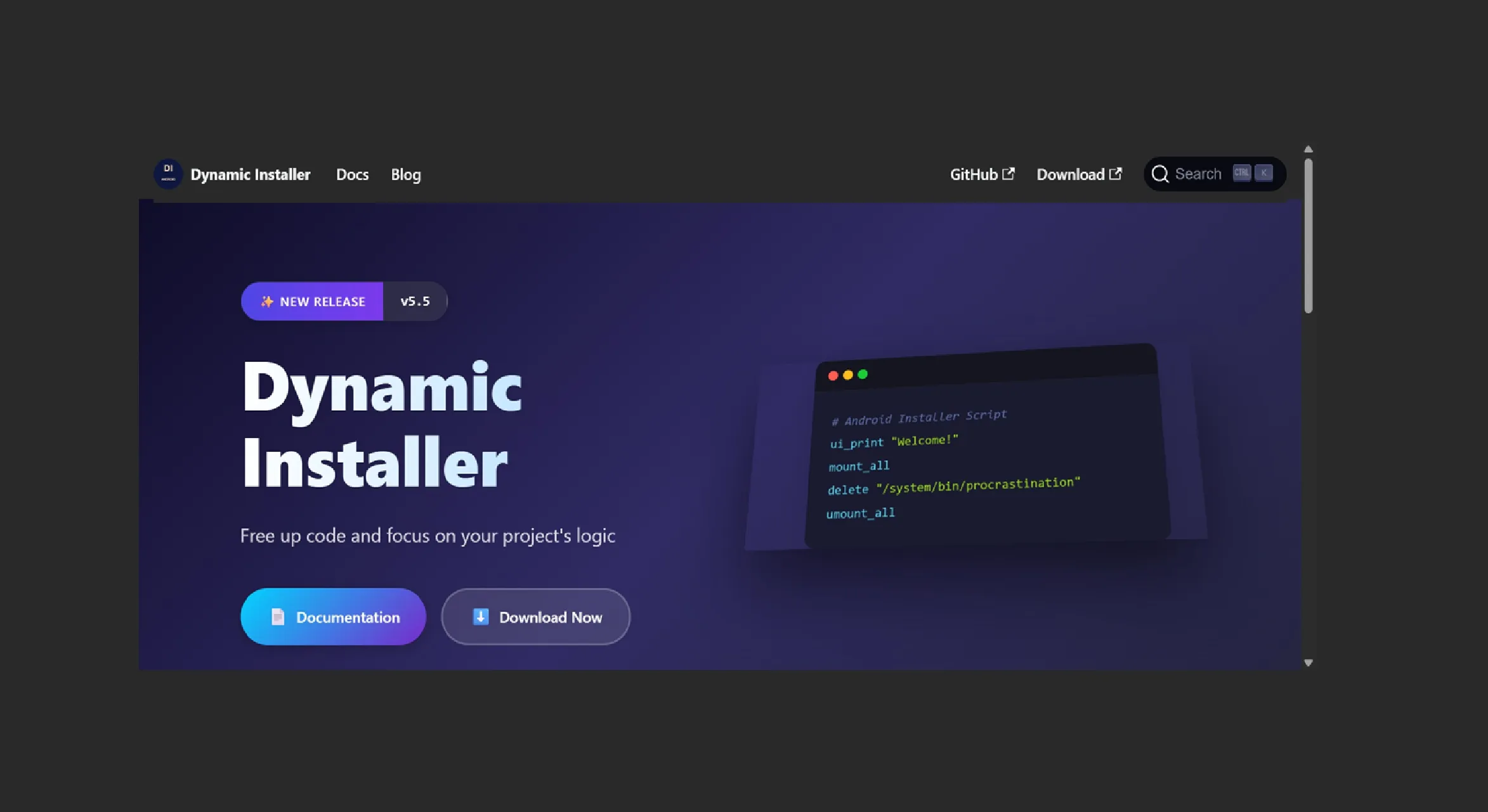 DynamicInstaller - Docs